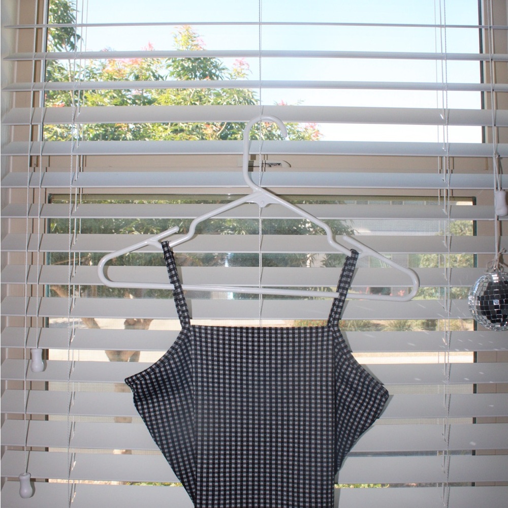 Black and White Checkered Tank Top from Buckle